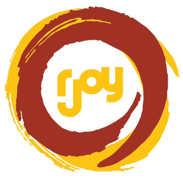 A red and yellow logo for the company jpy.